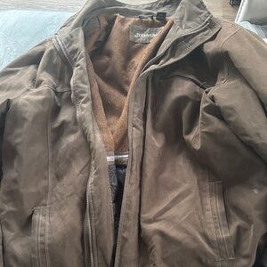 St. John's Bay Men's Brown Field Jacket